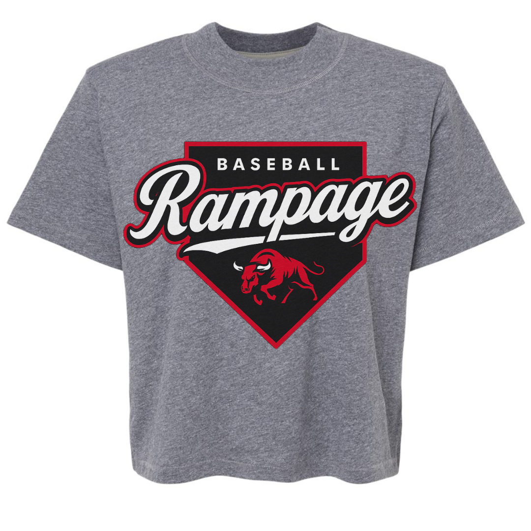 Rampage Home Plate Women's Boxy Tee