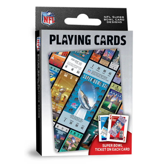 NFL Super Bowl Ticket Playing Cards