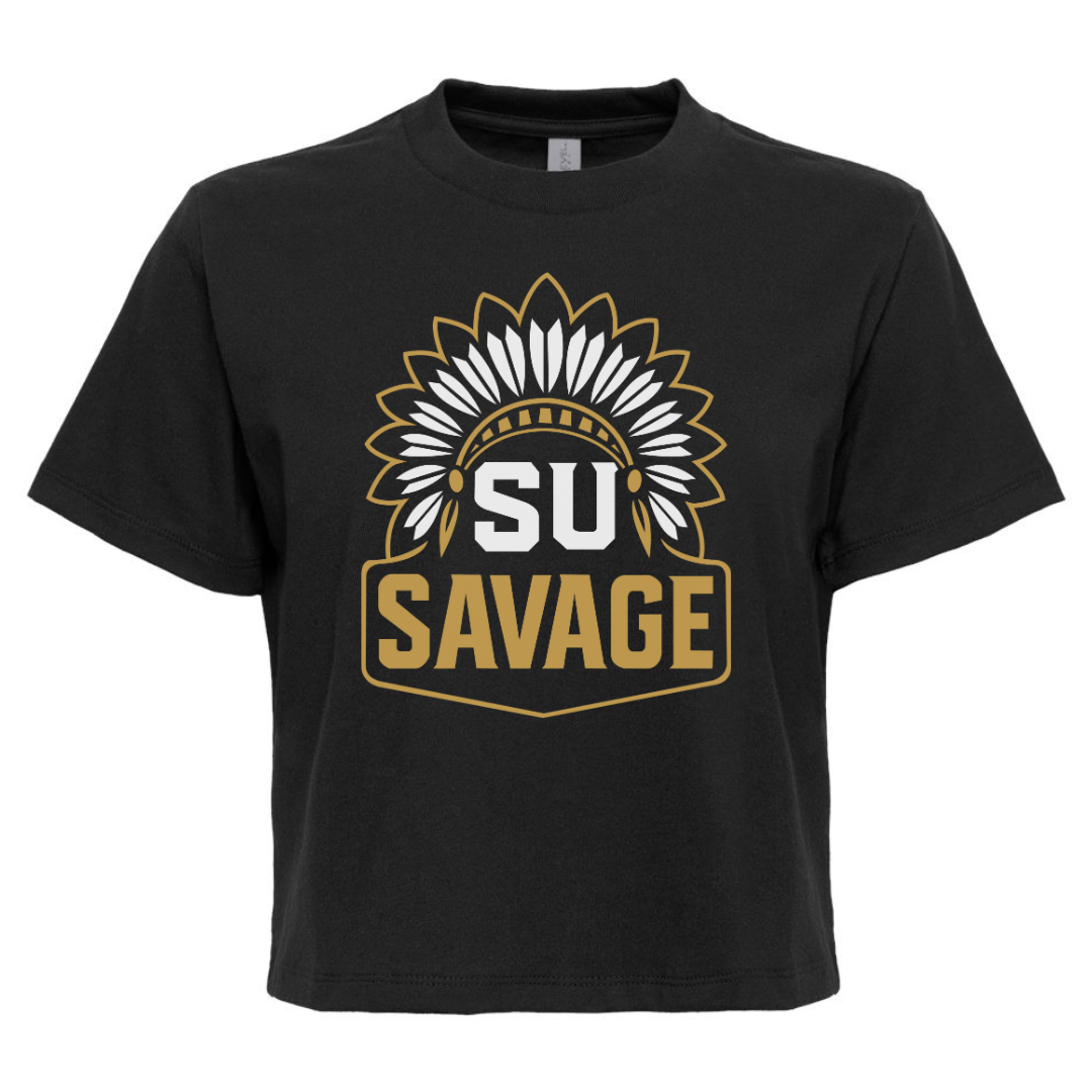 Savage Logo Women's Boxy Tee