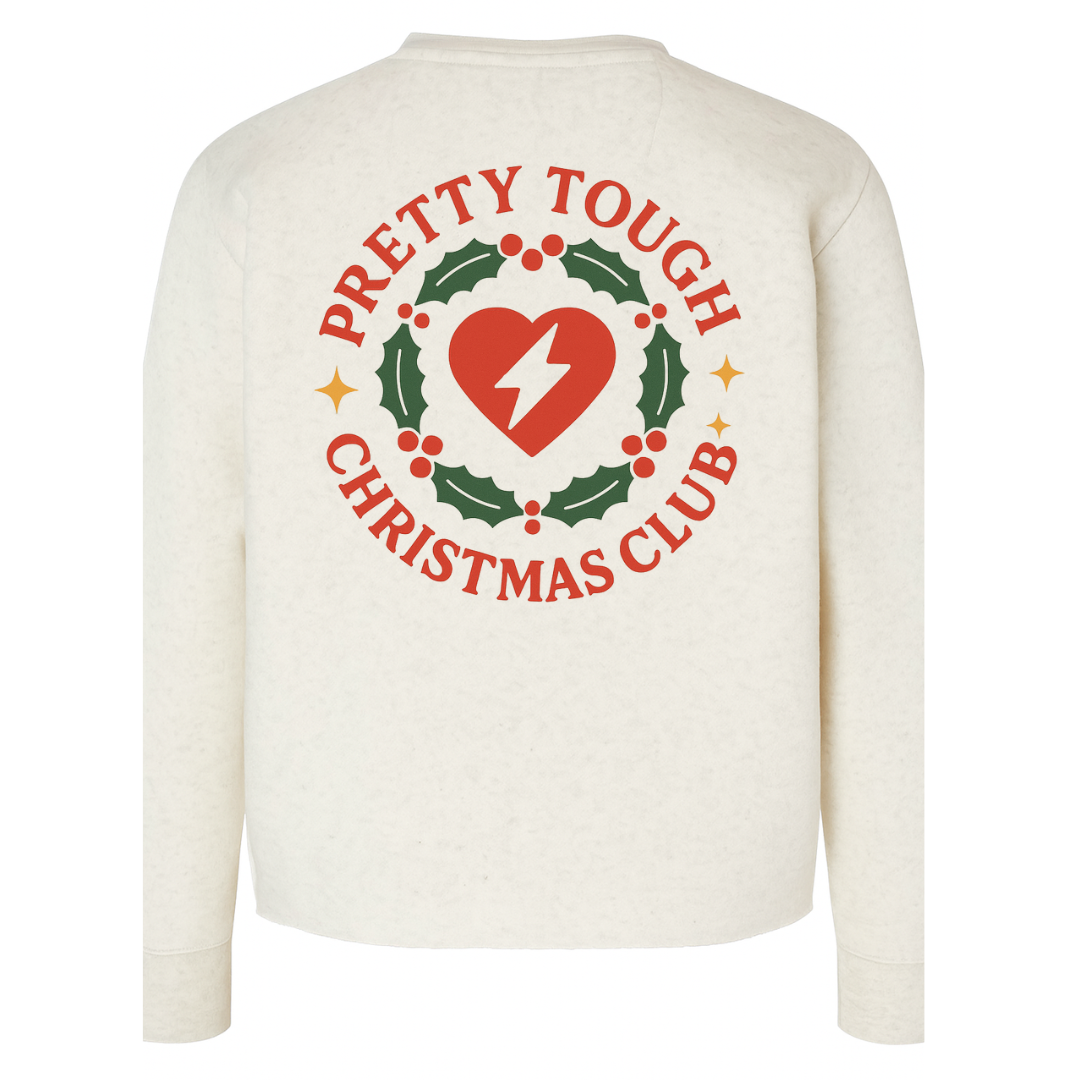Pretty Tough Christmas Crewneck Sweatshirt