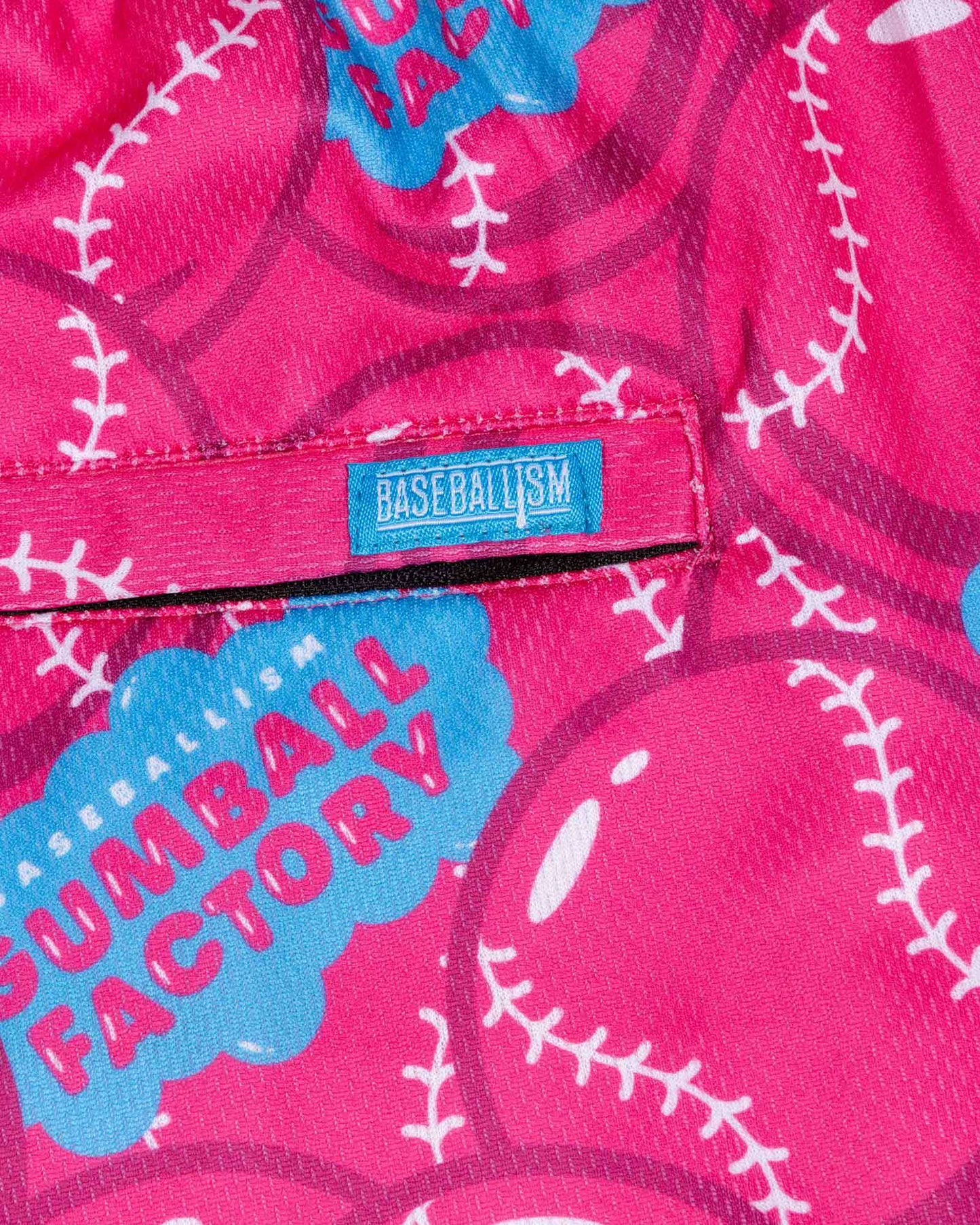 Gumball Factory Diamond Air Mesh Shorts (Pink) - Youth