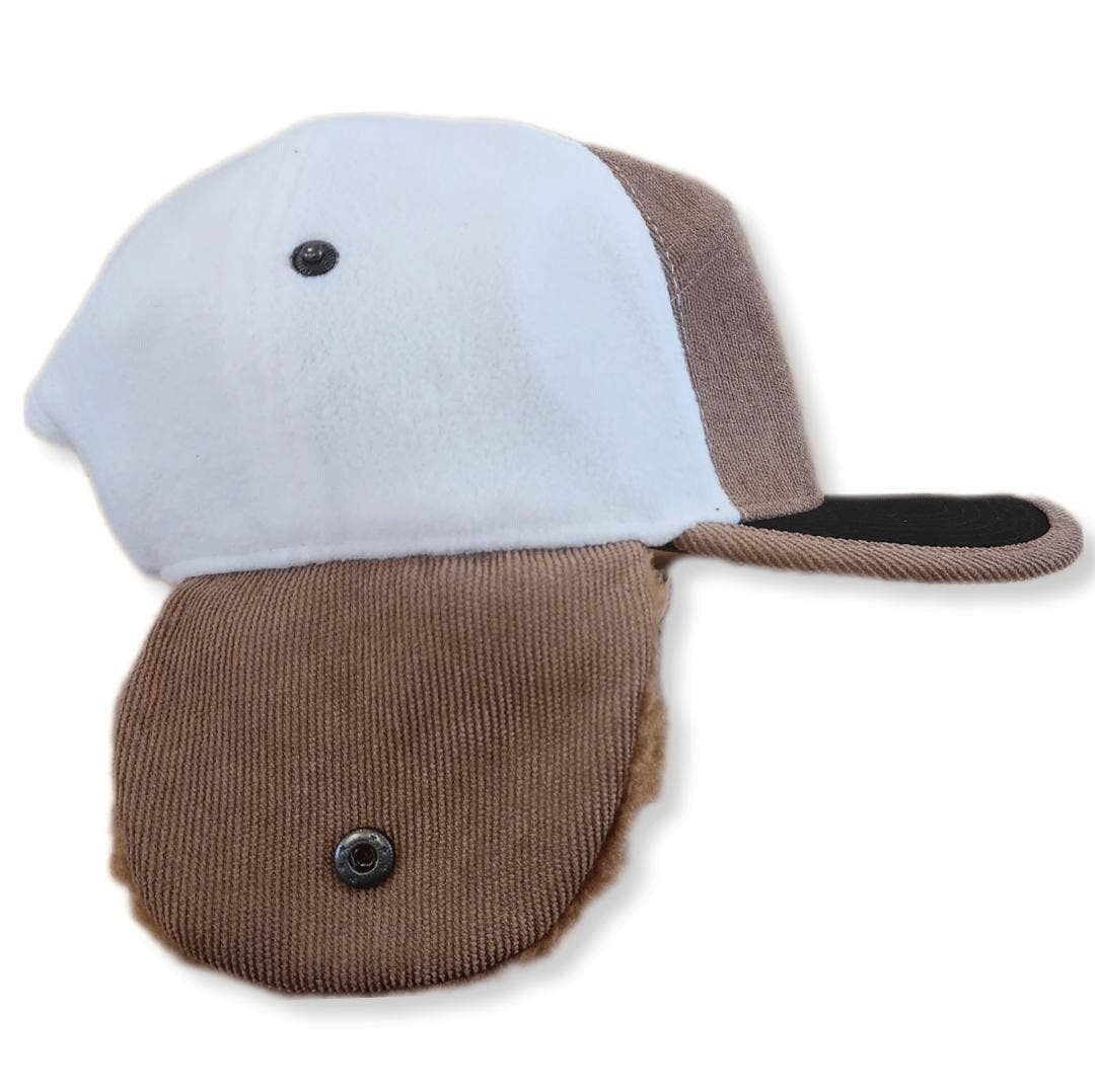 Corduroy Sherpa Ear Flap Flapjack Trapper Hat