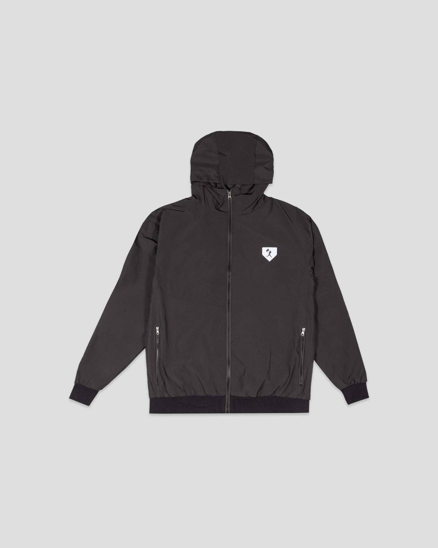 Shutout Retro Windbreaker (Black) - Youth