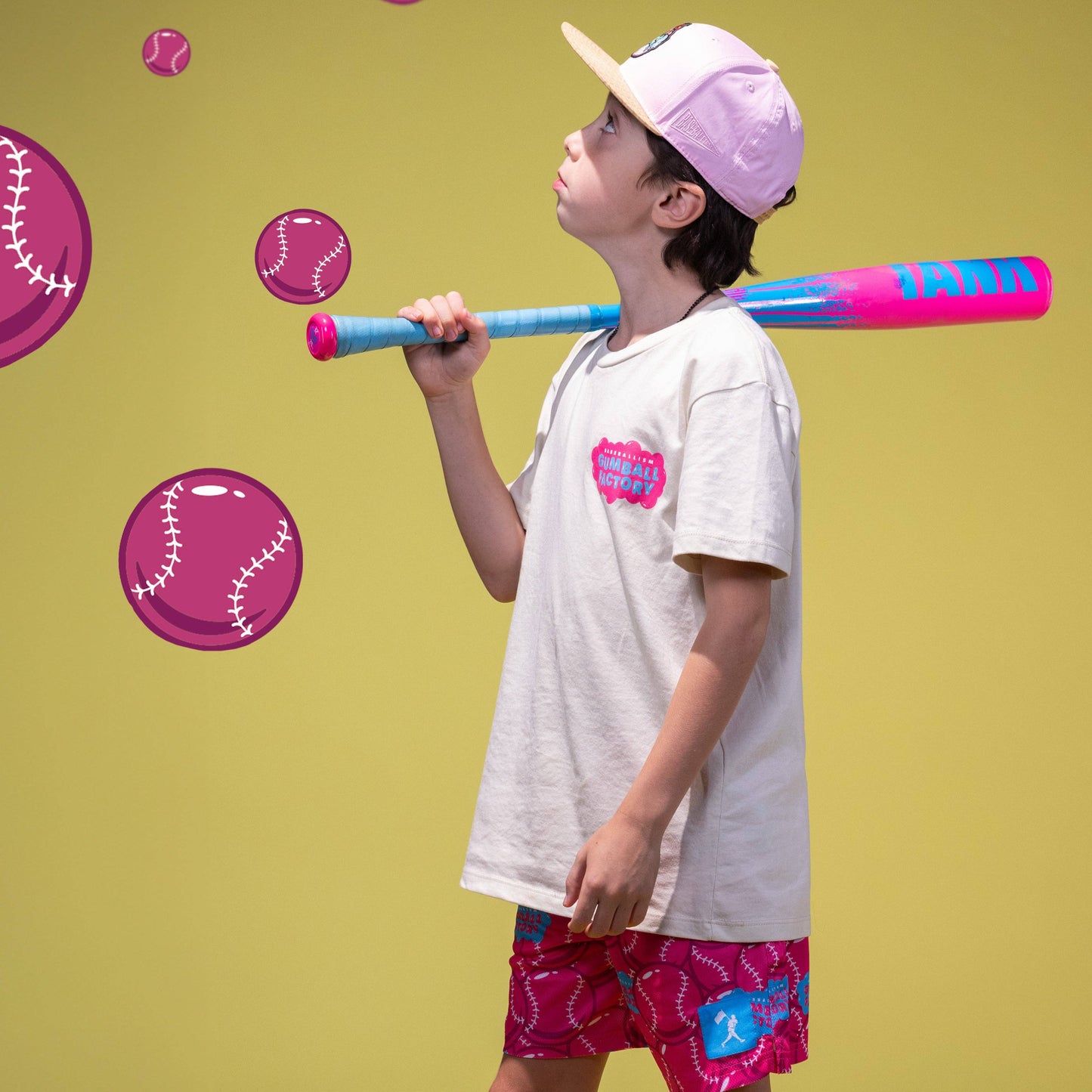 Youth Pink Gumball Factory T-Shirt