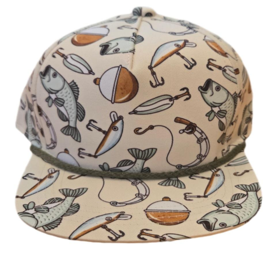 Toddler Kids Fishing Snapback Hat