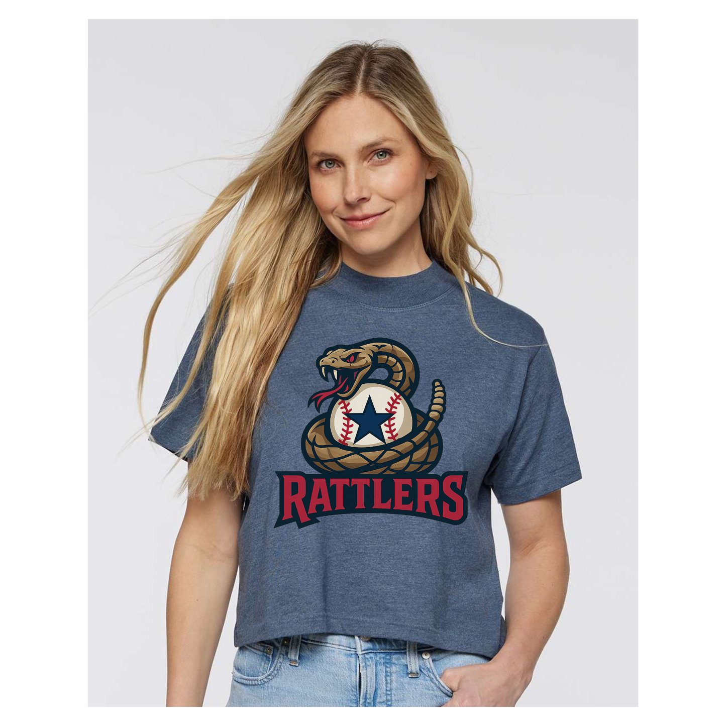 Rattlers Logo Women's Boxy Tee