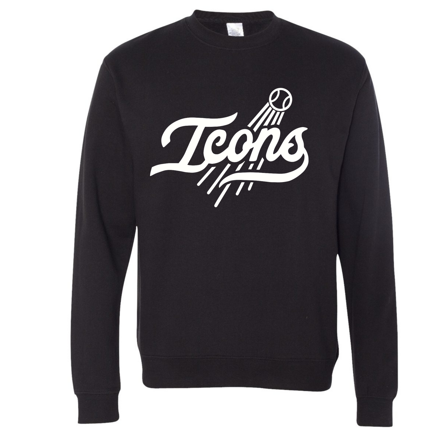 Icons White Logo Crewneck