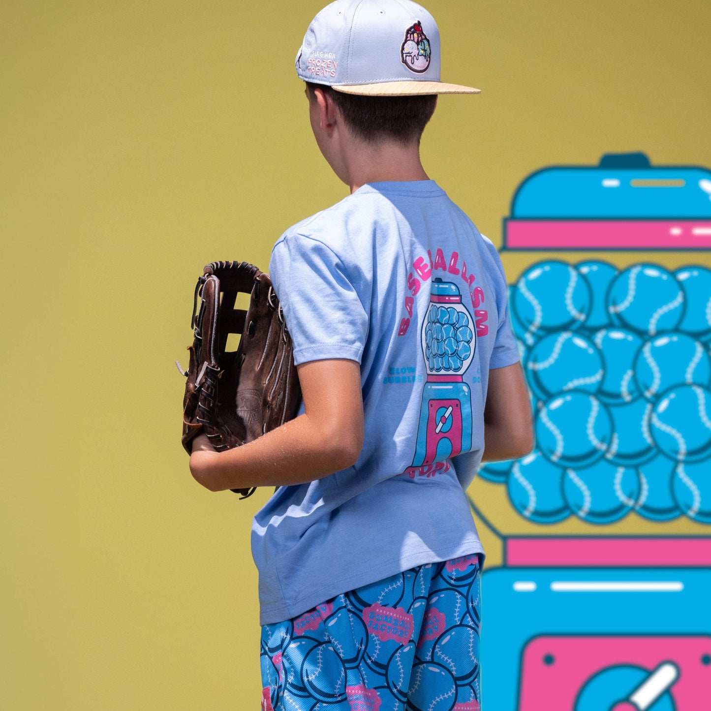 Youth Blue Gumball Factory T-Shirt