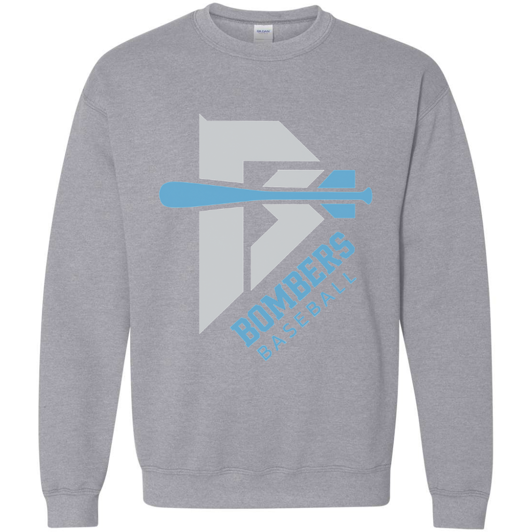 Youth Bombers Bat Crewneck Sweatshirt