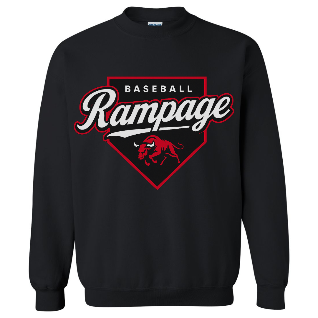 Youth Rampage Home Plate Crewneck Sweatshirt