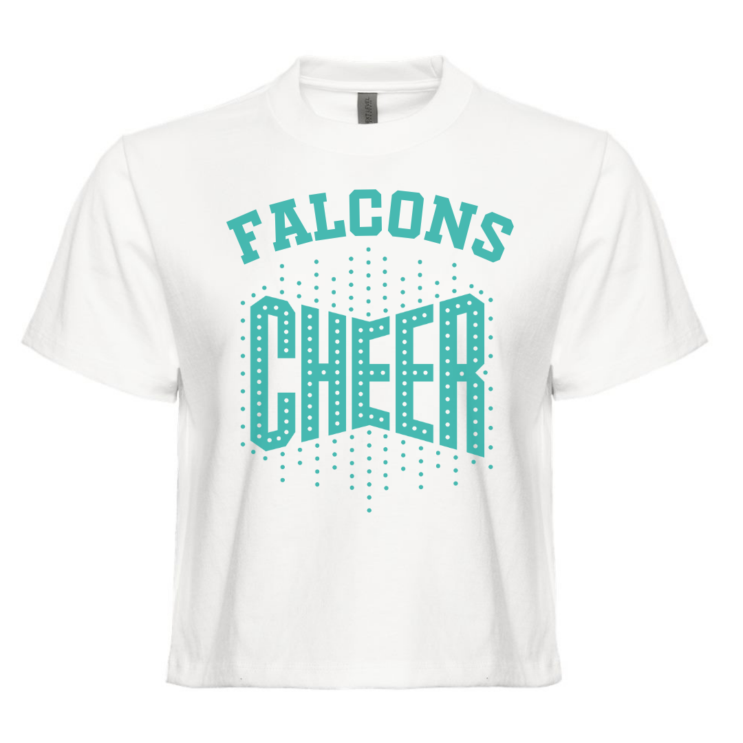 Falcons Dot Womens Boxy Tee