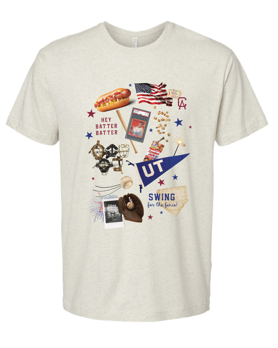All American Baseball Tee