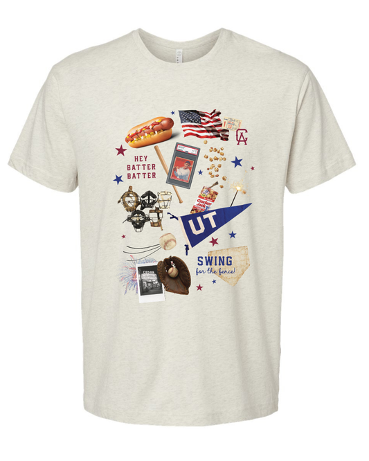 All American Baseball Tee