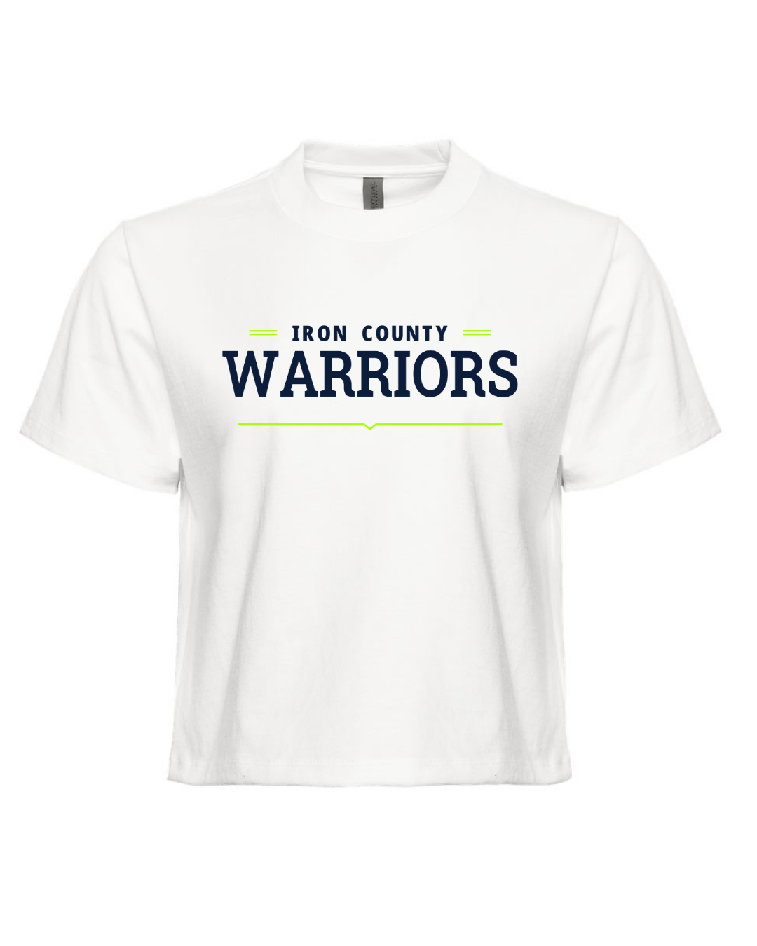 Iron County Warriors Logo Boxy Tee
