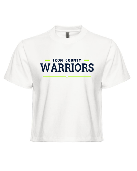 Iron County Warriors Logo Boxy Tee