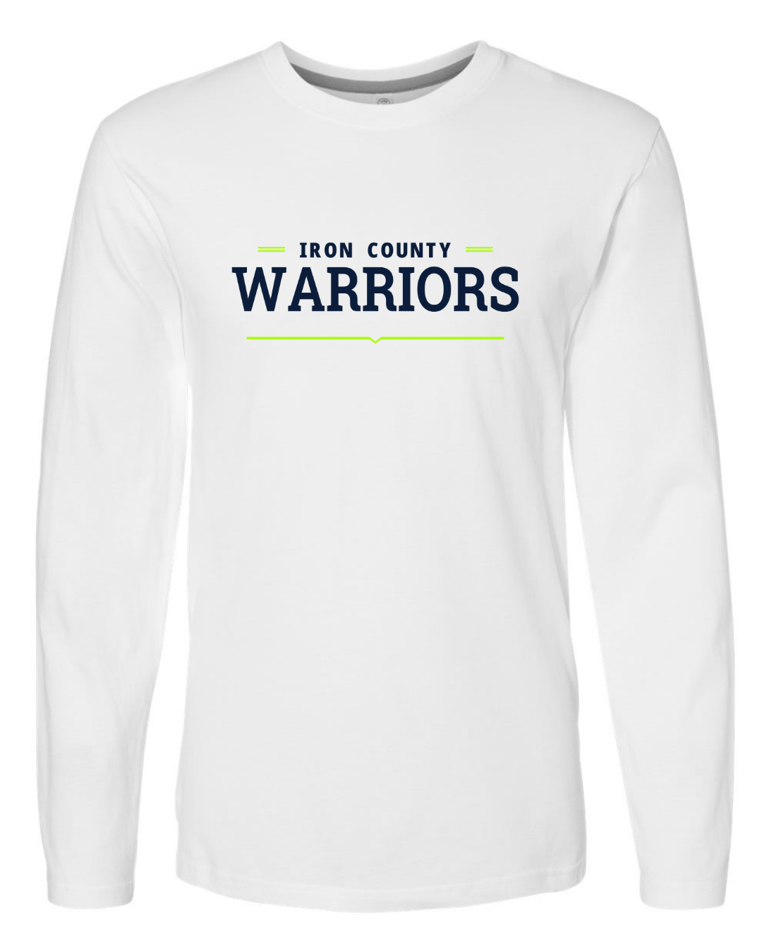 Iron County Warriors Logo Long Sleeve Tee