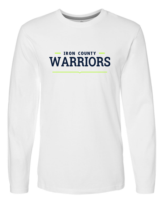 Iron County Warriors Logo Long Sleeve Tee