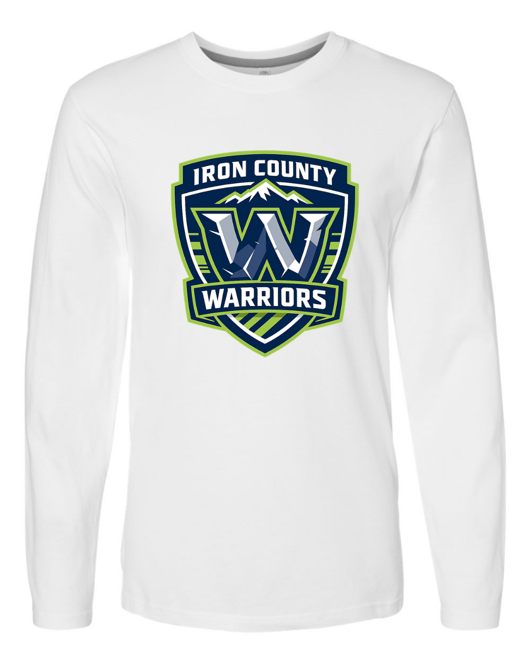 Iron County Warriors Crest Long Sleeve Tee