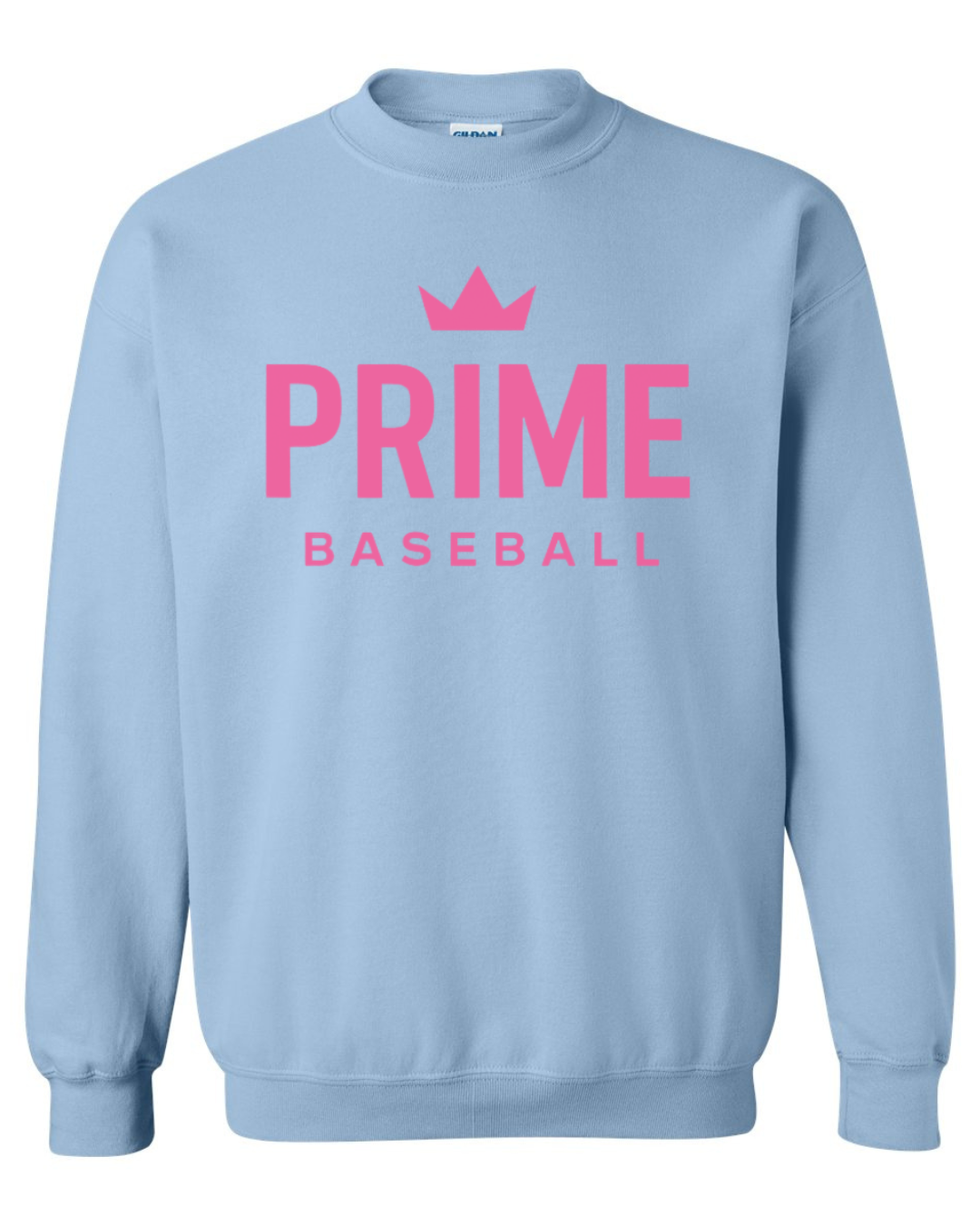 Prime Baseball Fan Crewneck Sweatshirt