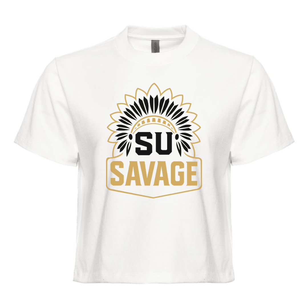 Savage Logo Women's Boxy Tee