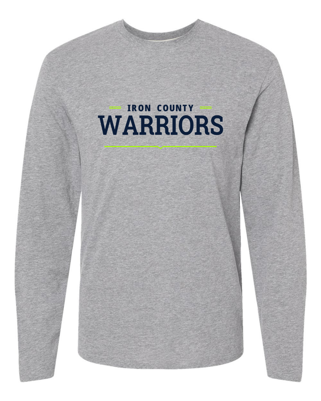 Iron County Warriors Logo Long Sleeve Tee