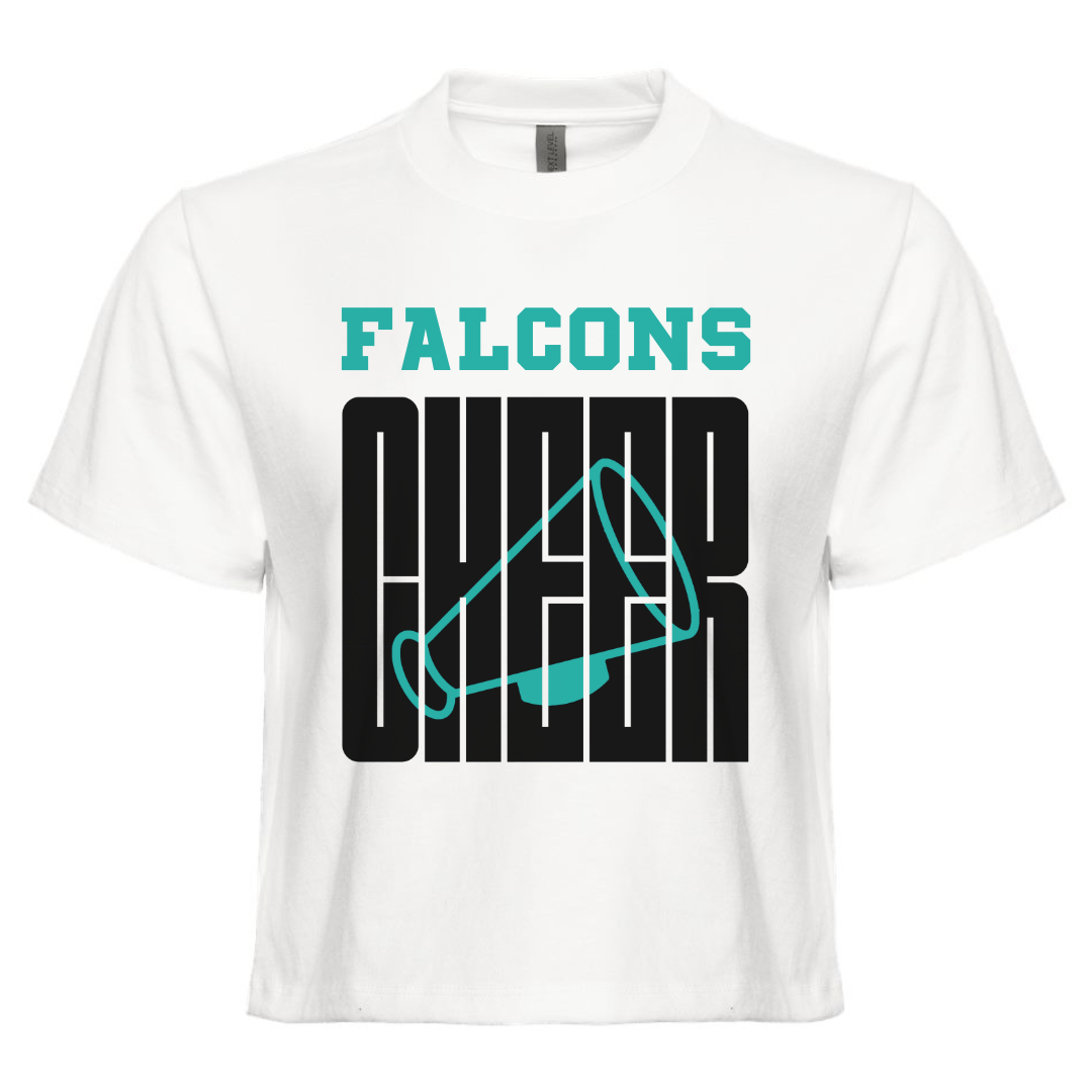 Falcons Cheer Womens Boxy Tee