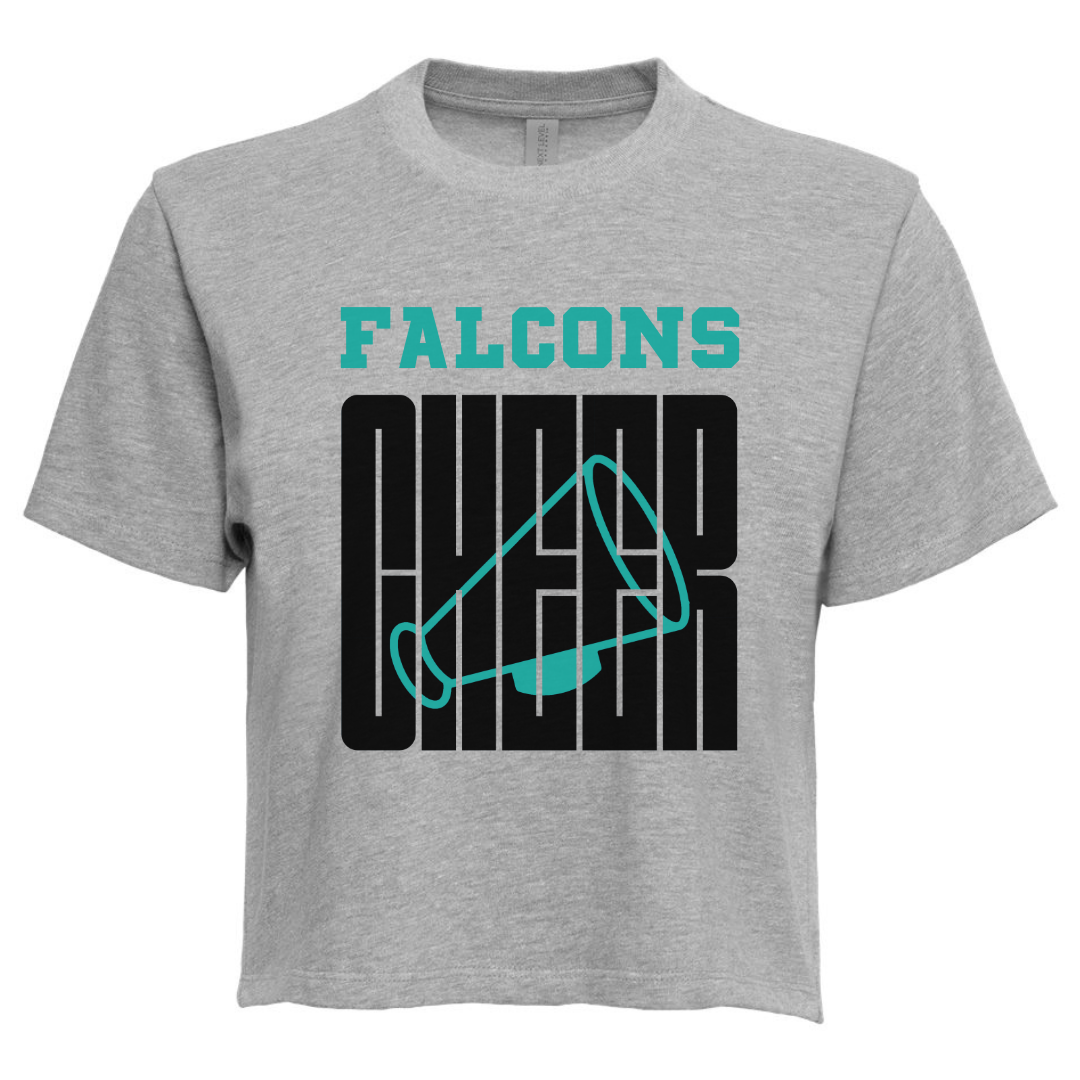 Falcons Cheer Womens Boxy Tee