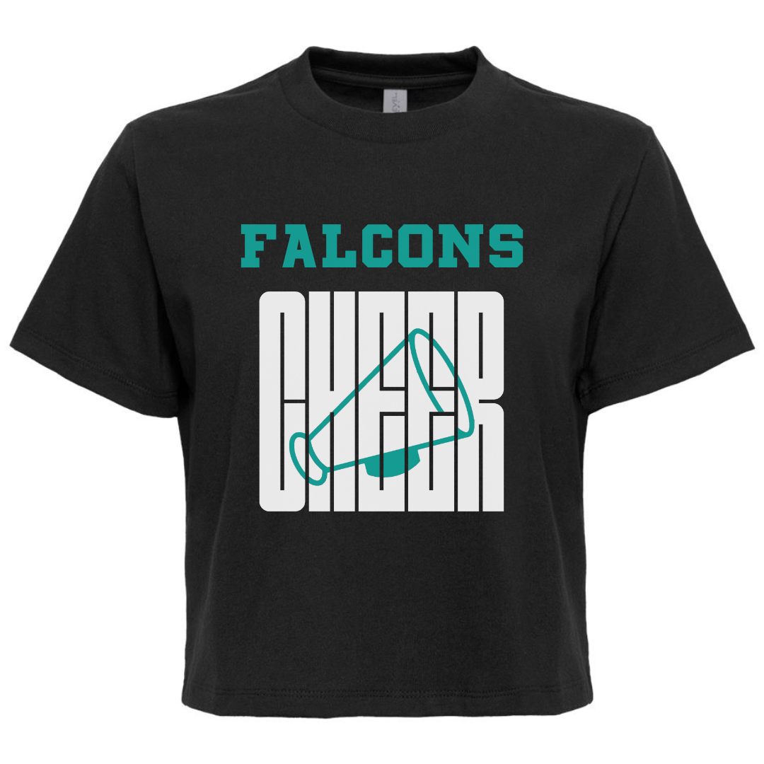Falcons Cheer Womens Boxy Tee