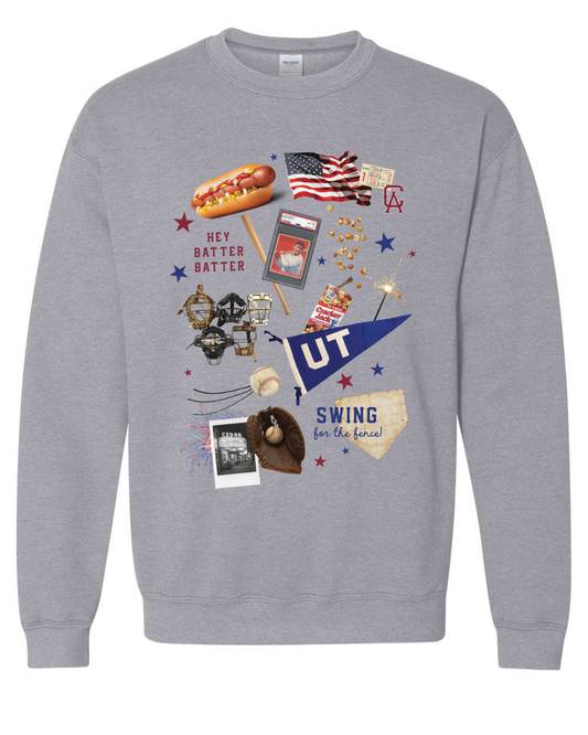 All American Baseball Crewneck
