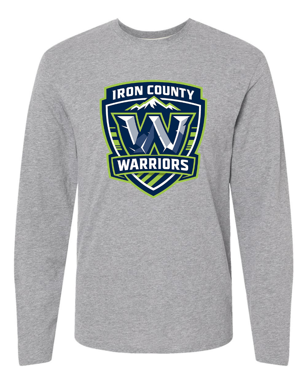 Iron County Warriors Crest Long Sleeve Tee