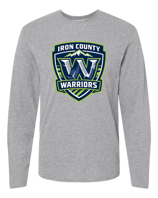 Iron County Warriors Crest Long Sleeve Tee