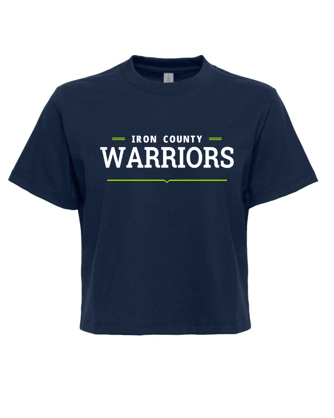 Iron County Warriors Logo Boxy Tee