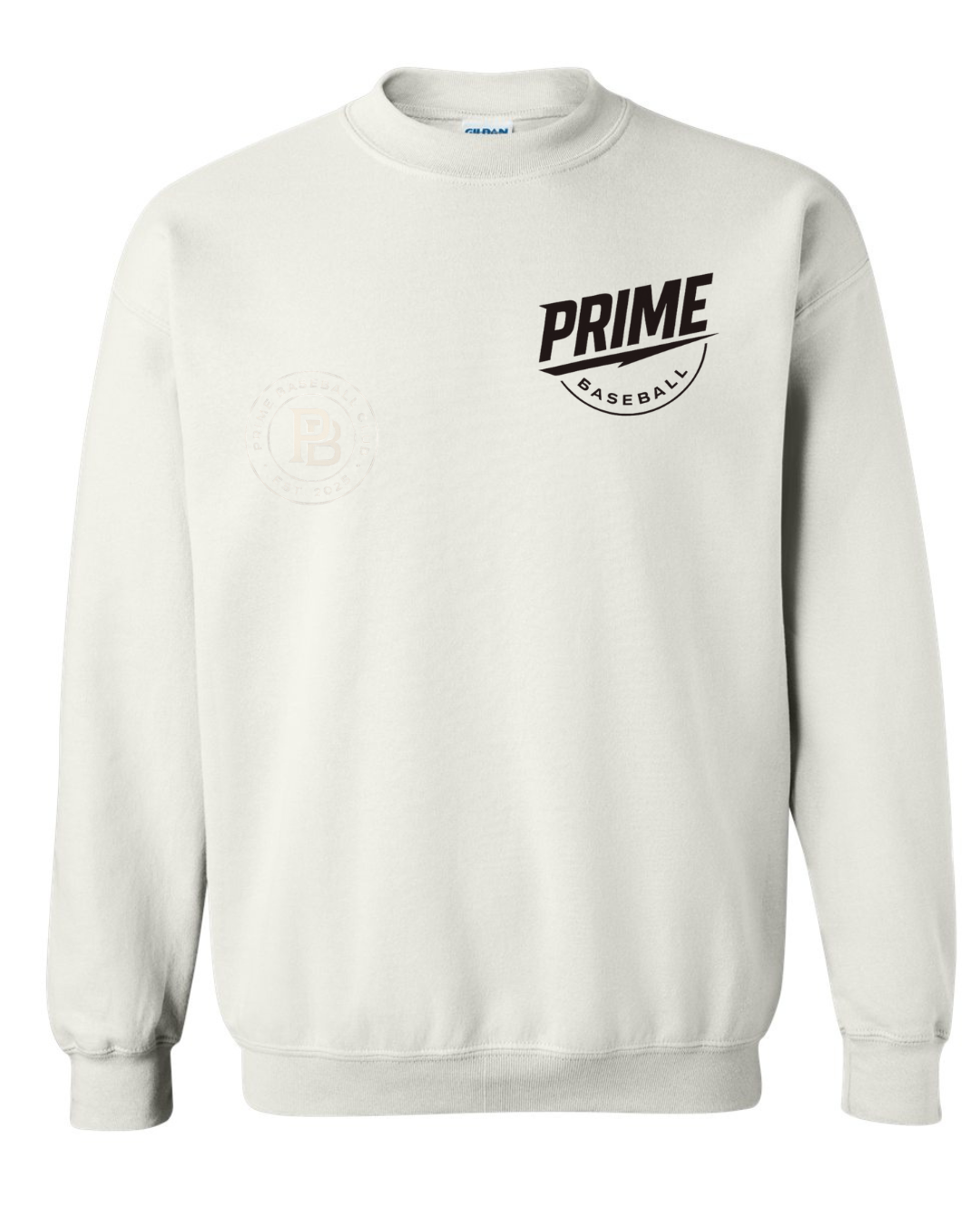 Youth Prime Baseball Logo Crewneck Sweatshirt