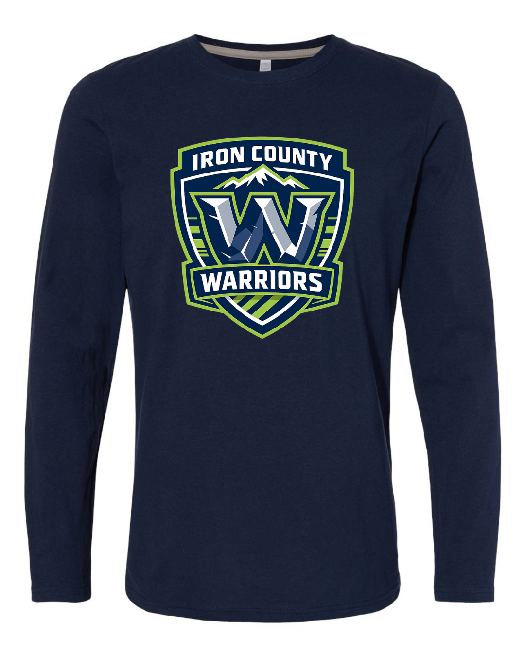 Iron County Warriors Crest Long Sleeve Tee