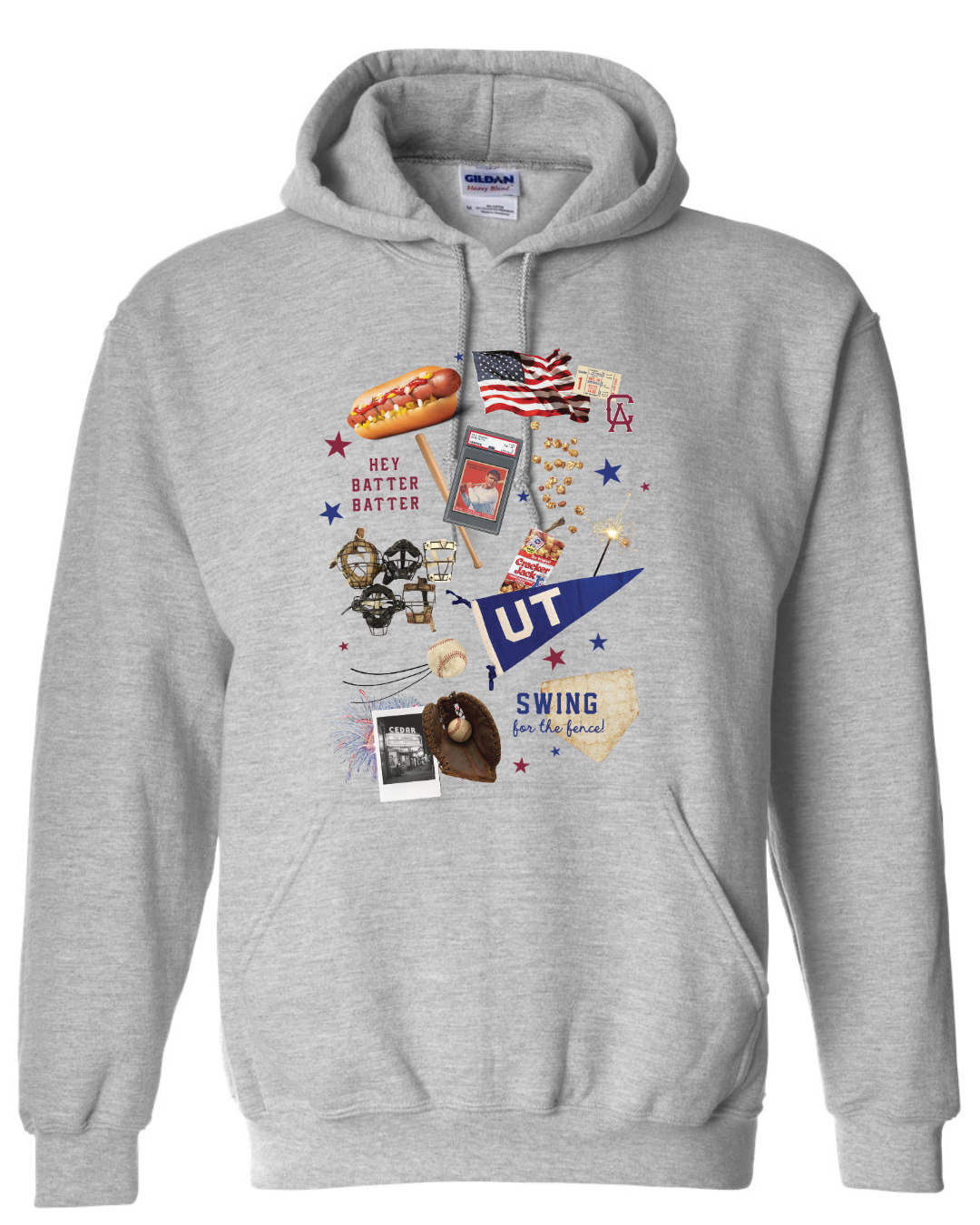 All American Baseball Hoodie