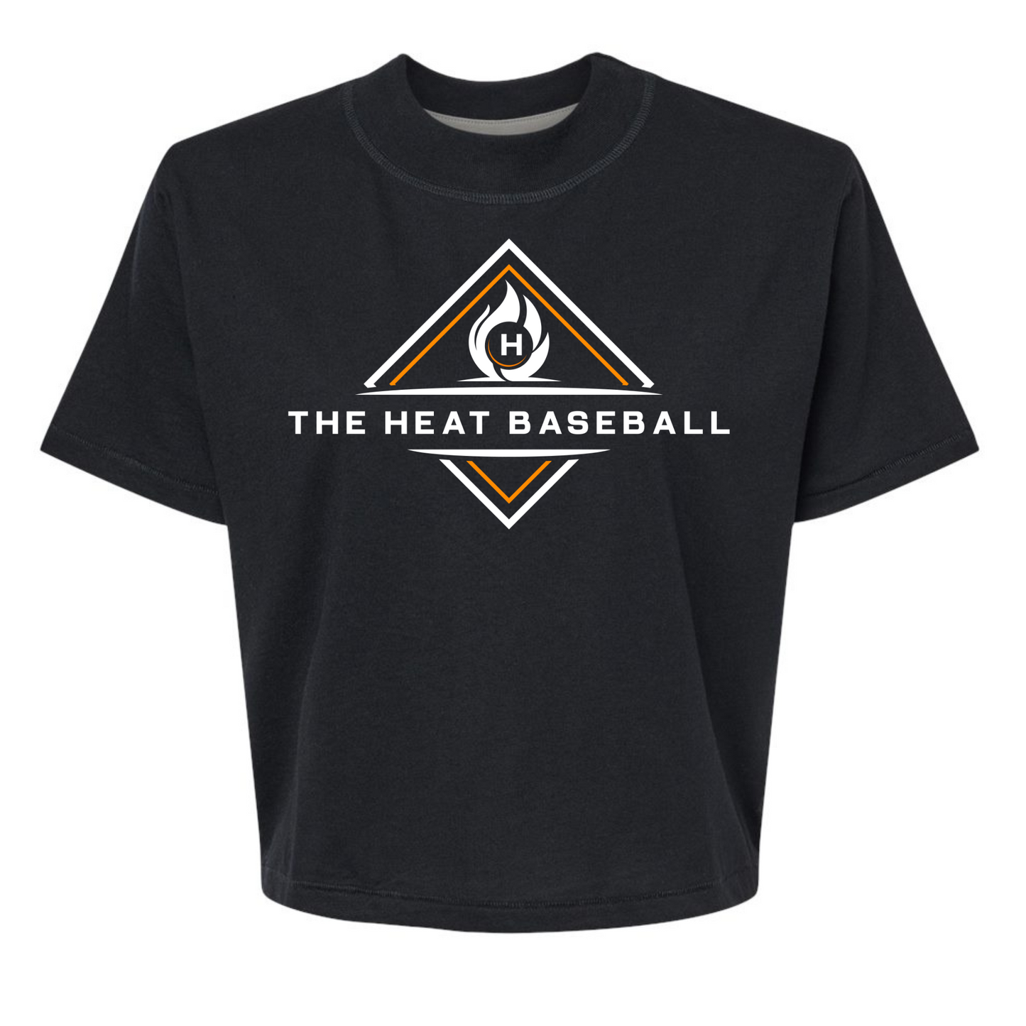 The Heat Baseball Tee - Women's Boxy Tee