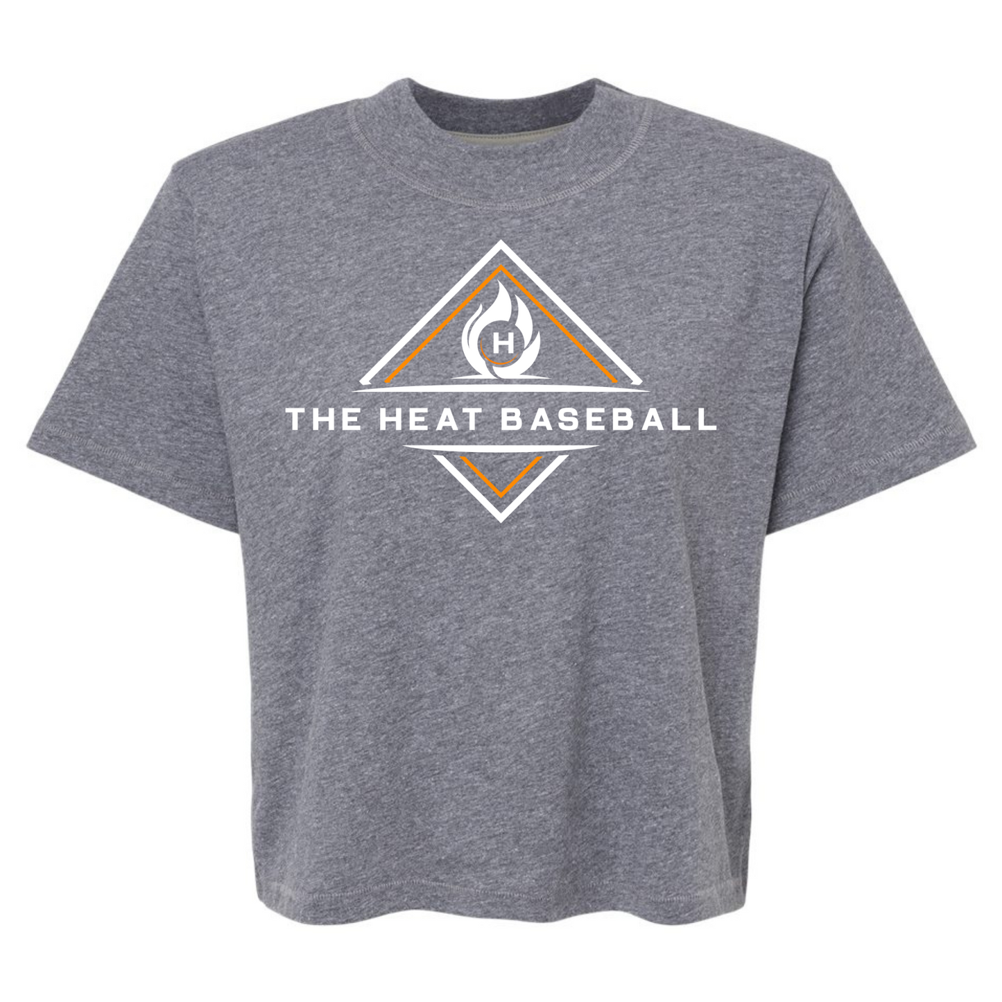 The Heat Baseball Tee - Women's Boxy Tee