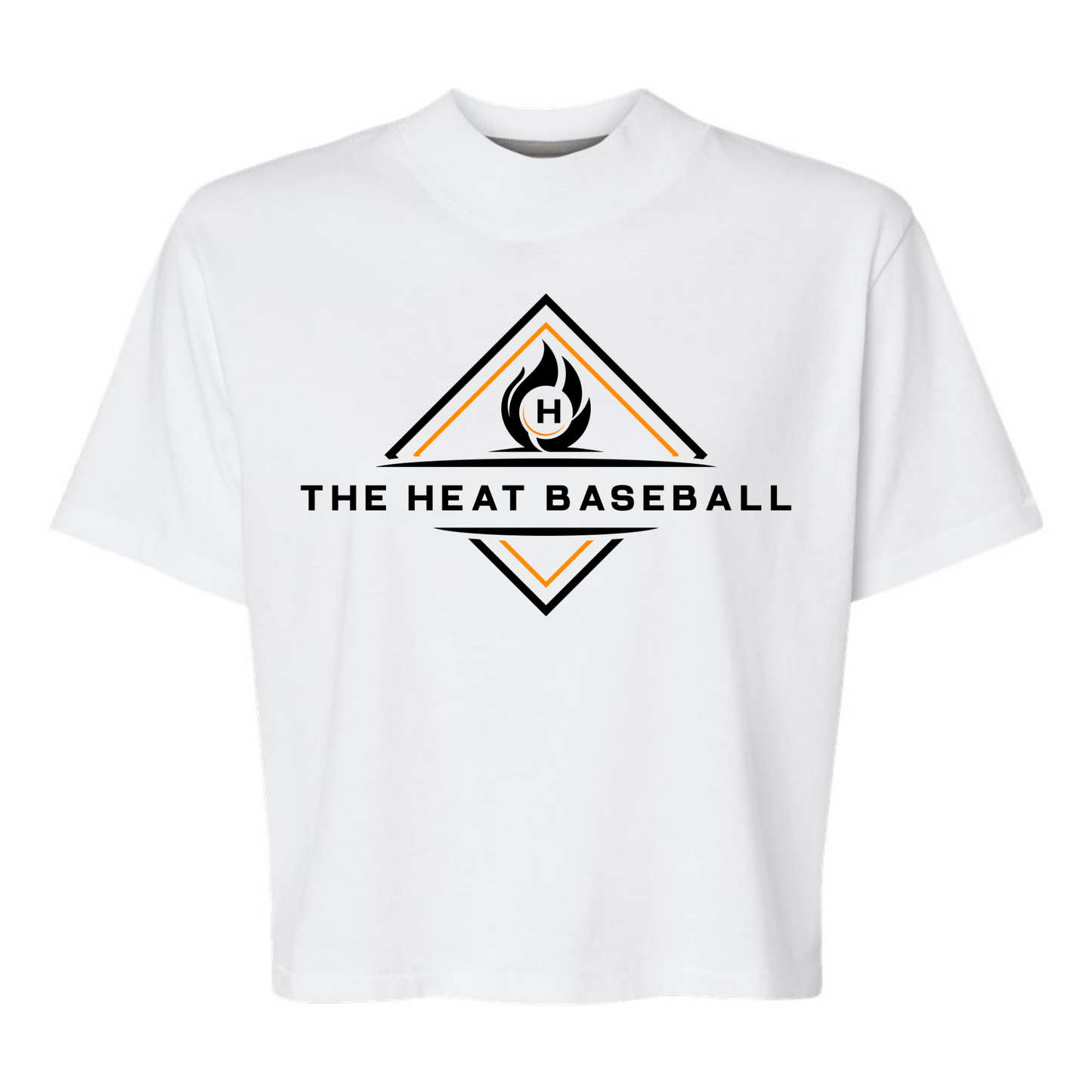 The Heat Baseball Tee - Women's Boxy Tee