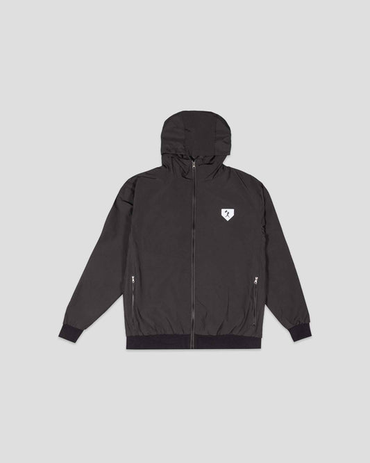 Shutout Retro Windbreaker (Black) - Youth