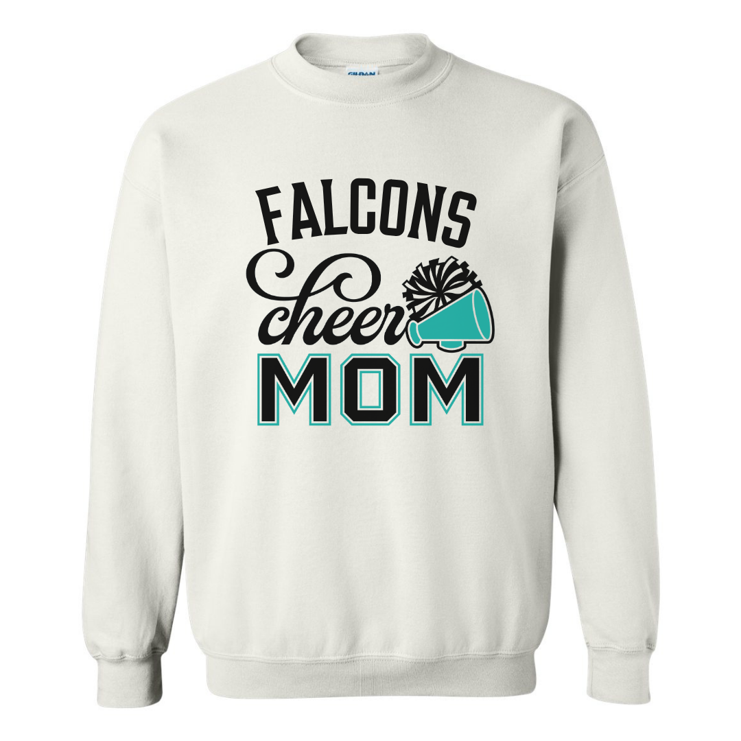 Falcons Cheer Mom Crewneck Sweatshirt