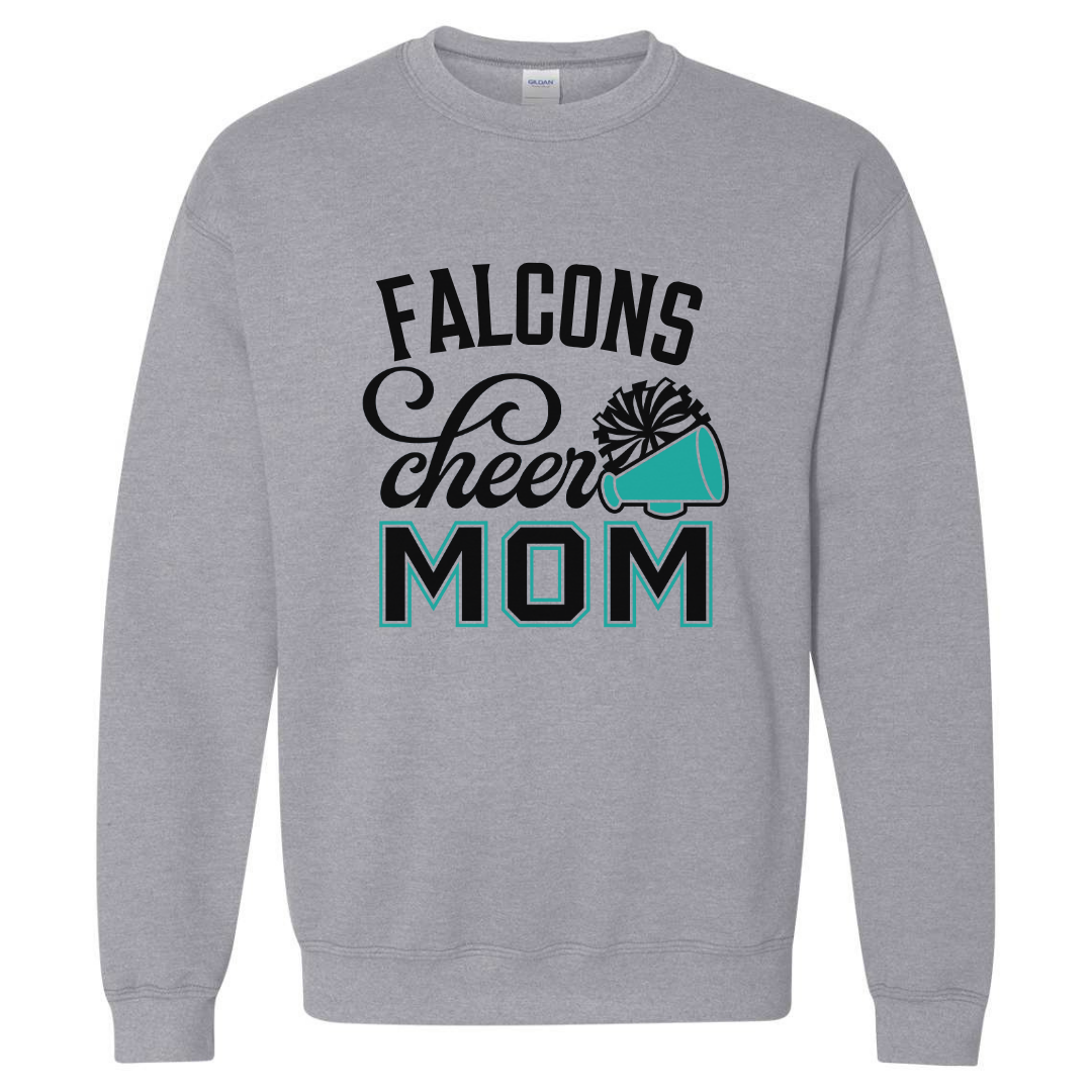 Falcons Cheer Mom Crewneck Sweatshirt