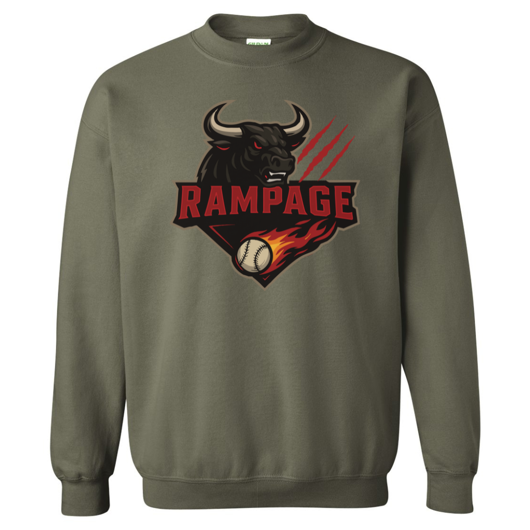 Rampage Fire Crewneck Sweatshirt