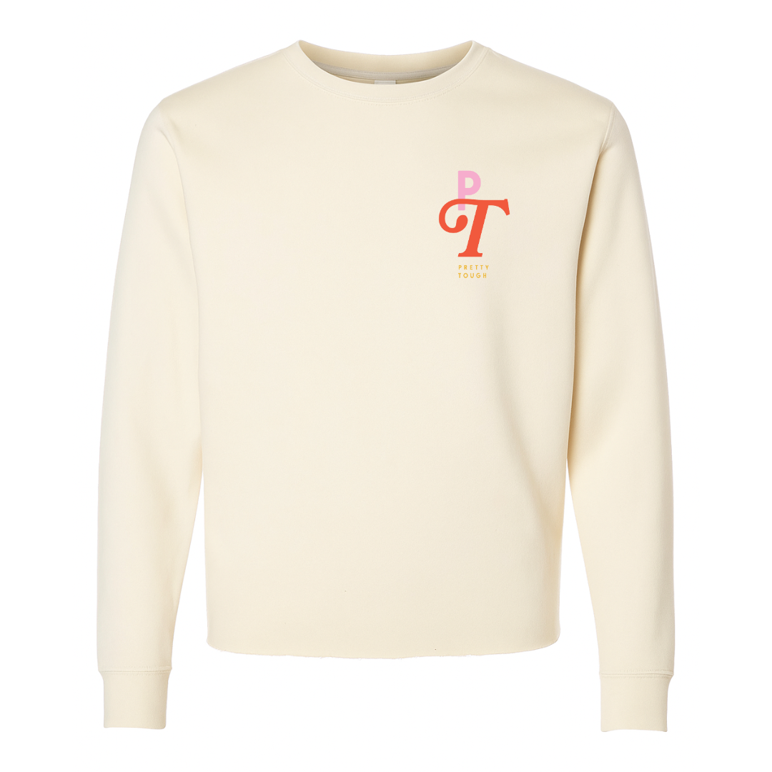Pretty Tough Colorful Crewneck Sweatshirt
